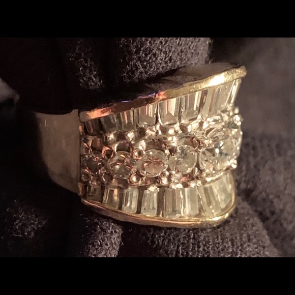 3 Ct Yellow Gold Diamond Cocktail CHRISTMAS GIFT - Picture 2 of 16